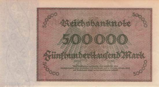500000 Mark 1923 ro.87g Z